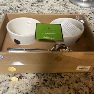 NWT Kate Spade Two Ice Cream Bowls and Scooper